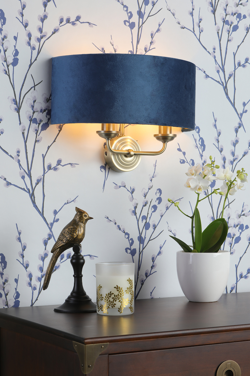 Dark blue wall lights store